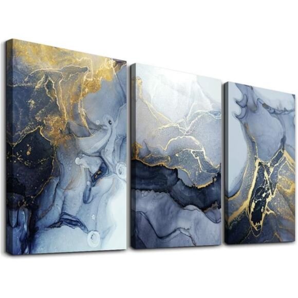 Abstract Wall Decor for Living Room Bedroom Wall Art Abstract Ink Wall Painting - Picture 1 of 7